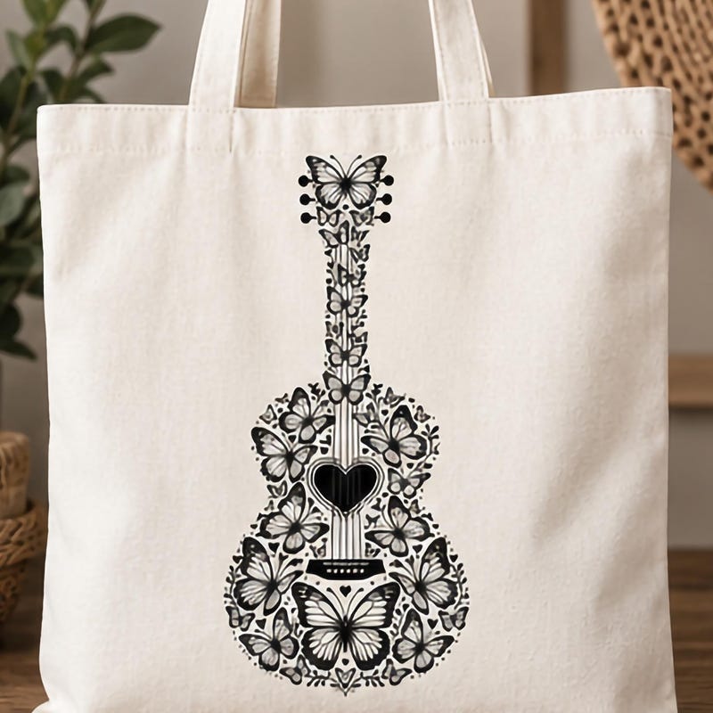 Butterfly Guitar Sticker - Etsy UK