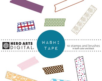 Hero Arts Washi Tape DK107  Digital Kit Instant download