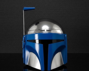 Hełm w stylu mandaloriańskim, hełm łowcy nagród science fiction, zbroja inspirowana Beskarem, kostium cosplay