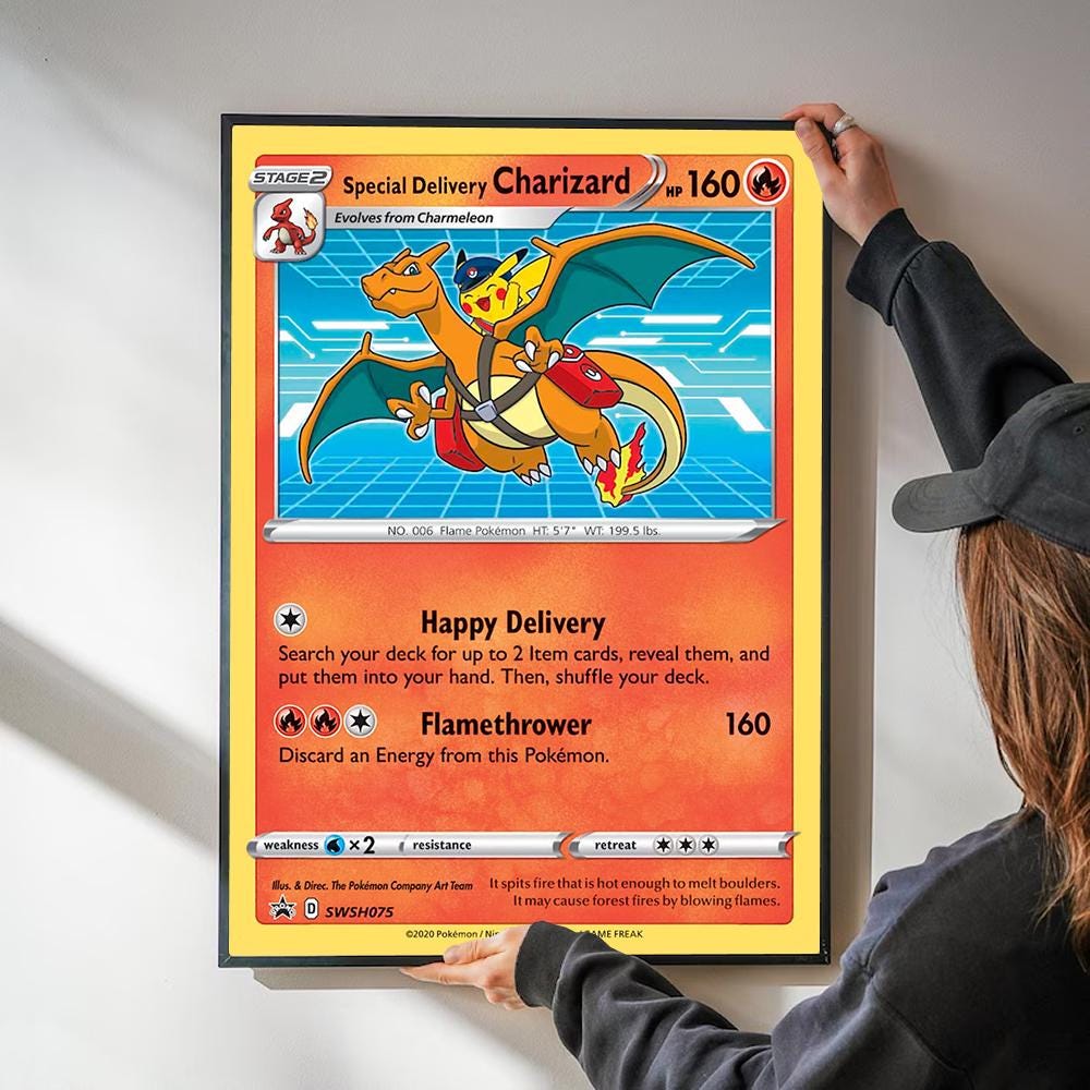 Special Delivery Charizard - Etsy