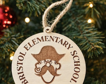 Custom Wood Ornament Ready for Gifting