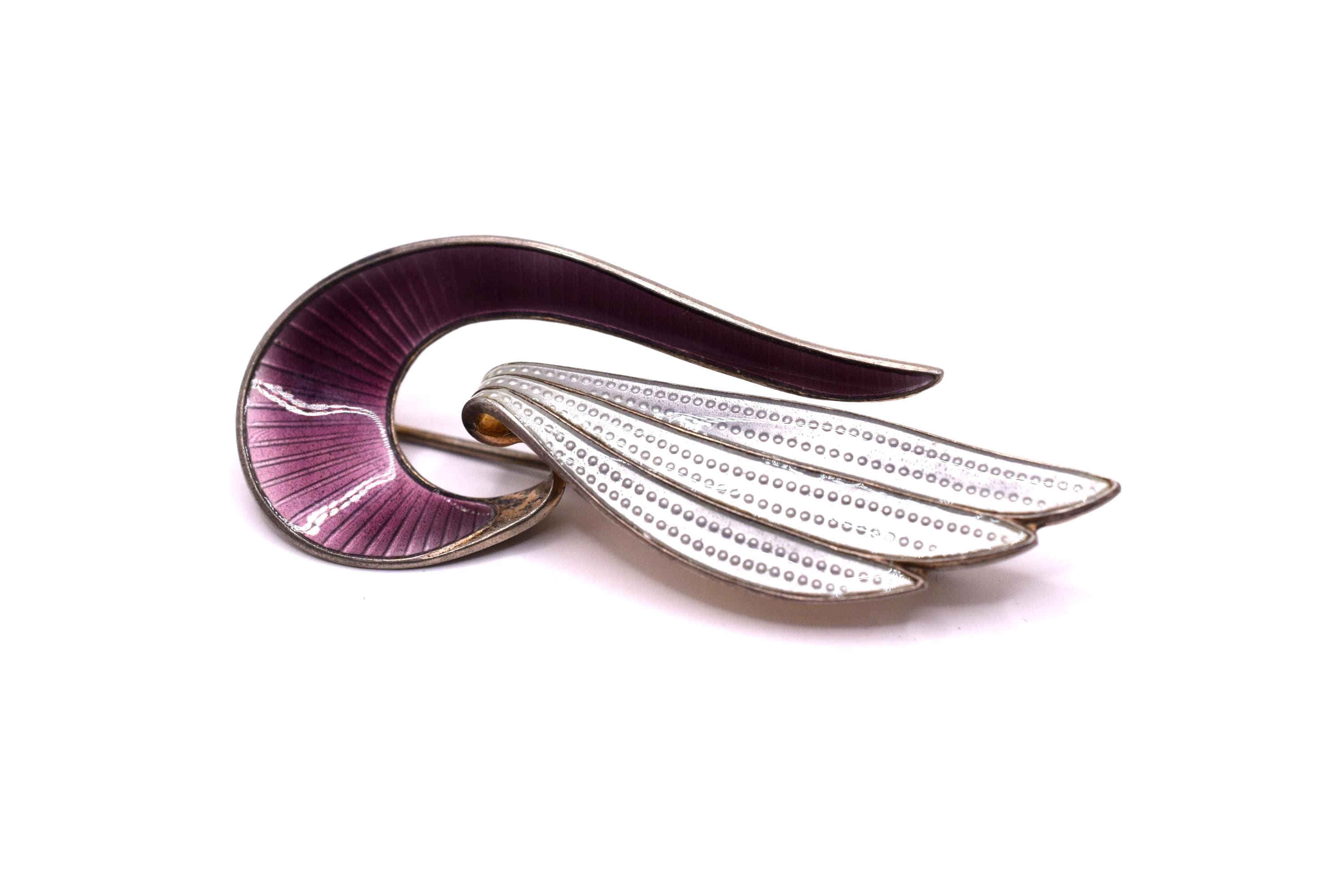 Norway enamel brooch - Etsy 日本
