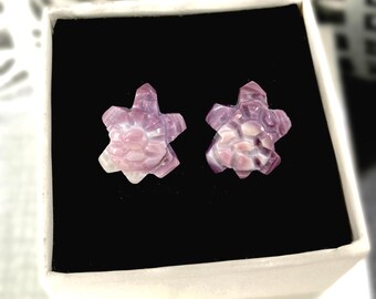 Wampum Turtle Earrings