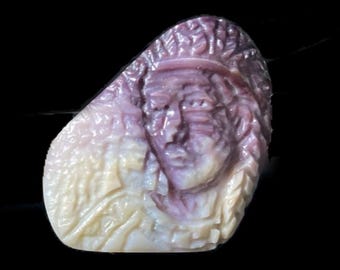 Carved Wampum Pendant