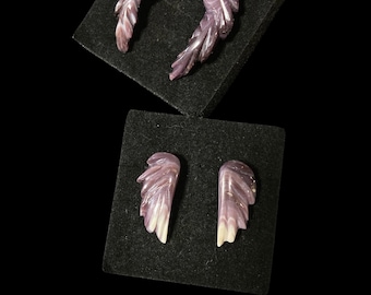 Wampum Wing Earrings