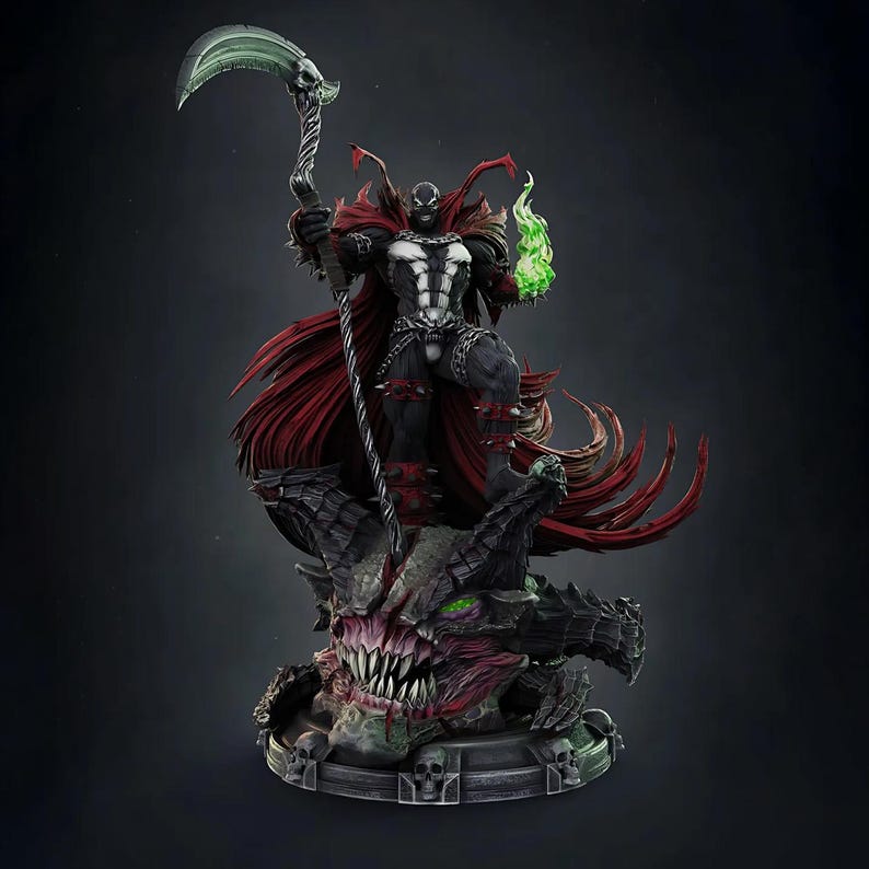 Spawn - Comic STL 3D Model | 1:6 Scale | 2 Versions | No Supports ...