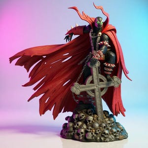 Spawn - Comic STL 1:6 Scale | 3 Variant Sculpt | Presupported + Unsupported File