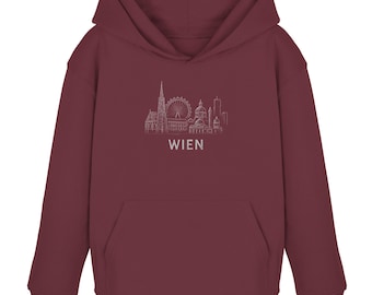 Skyline Wien - Kids Organic Hoodie