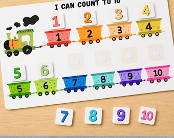 I Can Count to 10 Worksheet | Preschool Counting Activity | Number Recognition Printable | Kindergarten Math Worksheet | PDF Download