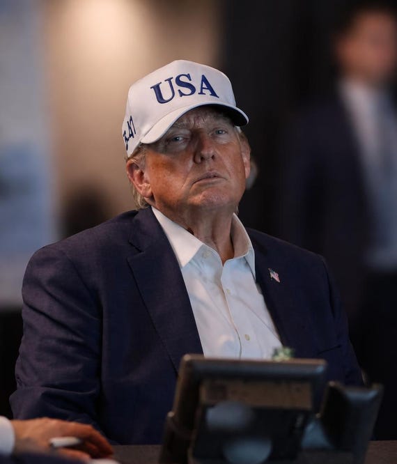 USA Hat, Embroidered America 45 47 Trump Cap - One Size Fits All