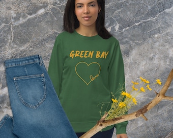 Green Bay Packers sweatshirt, Green Bay Love, Packers sweatshirt, for her, All you need is love sweatshirt, Jordan Love, GB Packers