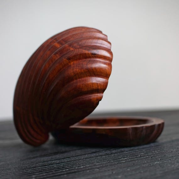 Walnut Shell Shaped Trinket Box - image 4