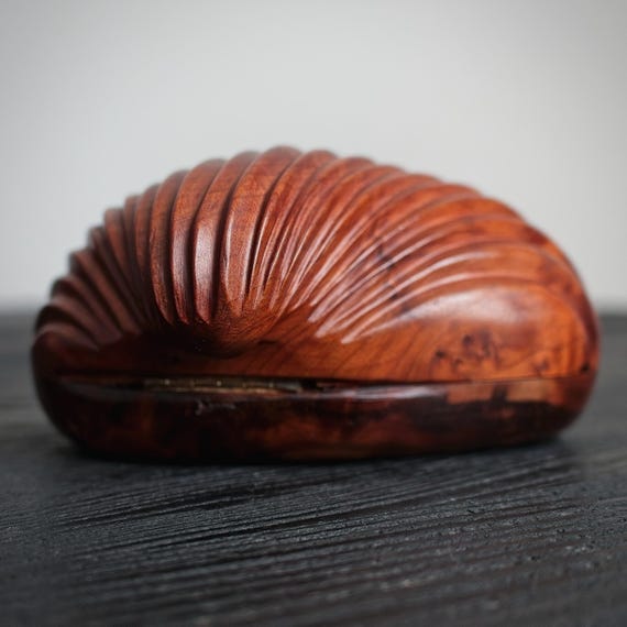 Walnut Shell Shaped Trinket Box - image 7