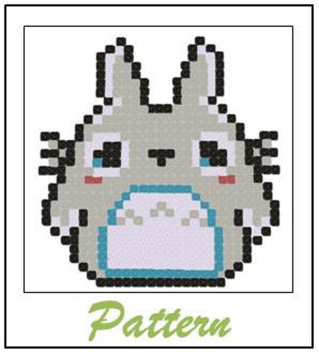 Pattern Inspired Totoro Crochet Rug - Etsy
