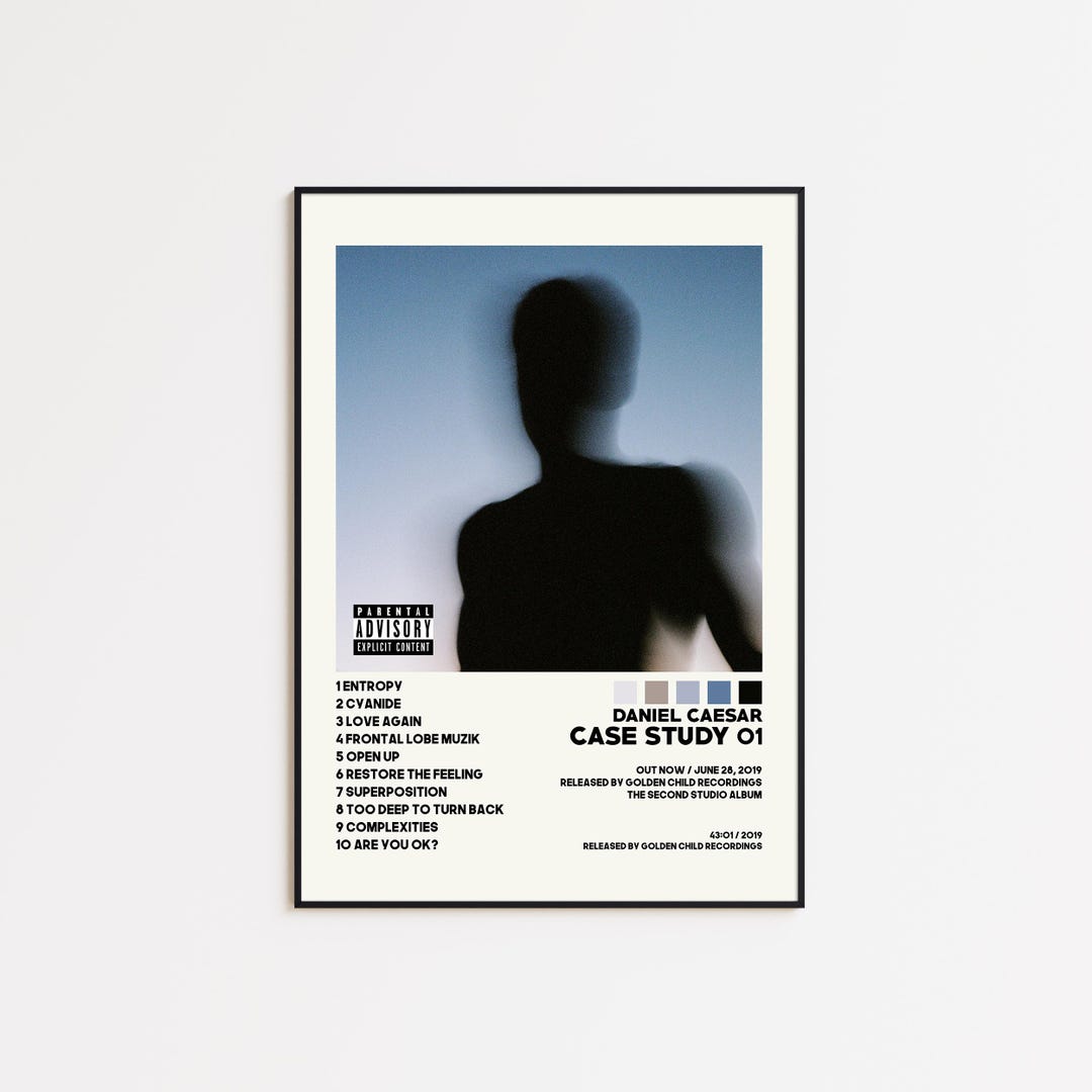 Daniel Caesar Posters | Case Study 01 Album Poster | Tracklist Album ...