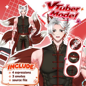 Custom Anime Vtuber Model | Ready To Use Vtuber