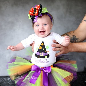 Hocus Pocus Witch Hat Halloween Tutu Outfit-halloween Birthday - Etsy