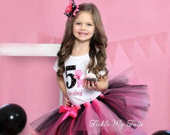 Pink Poodle Birthday Tutu Outfit-Poodle in Paris Party-Poodle Birthday Tutu Set-Poodle Party Tutu Outfit *Bow NOT Included*