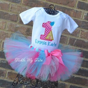Teepee Birthday Tutu Outfit-Tribal Birthday Tutu Outfit-Wild One Birthday Tutu Set-Warrior Princess First Birthday Tutu Set