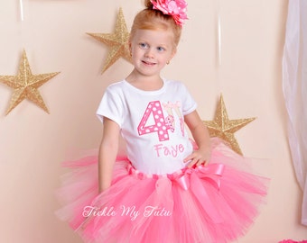 Little Ballerina Birthday Tutu Outfit-My First Ballerina Tutu Set-Ballerina Party Tutu Set-Ballet Party Tutu Set *Bow NOT Included*