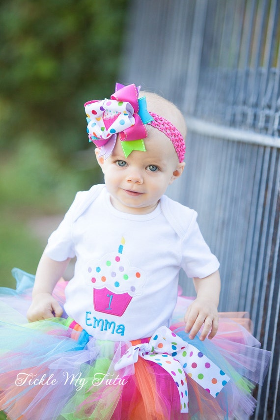 Cupcake Cutie Birthday Tutu Outfit-cupcake Birthday | Etsy