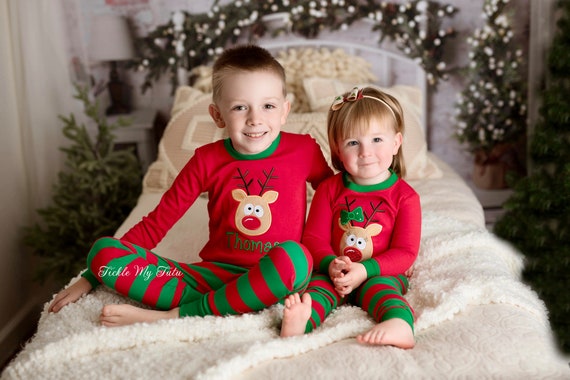  FOLOU - Pijamas de Navidad para bebés, niños y niñas, juego de  3 piezas, gorro de Navidad : Ropa, Zapatos y Joyería