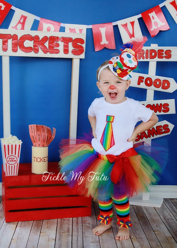 Clown tutu costume hotsell