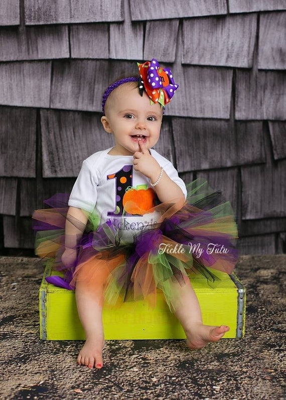 Spooky Little Pumpkin Birthday Tutu Outfit-little Pumpkin - Etsy