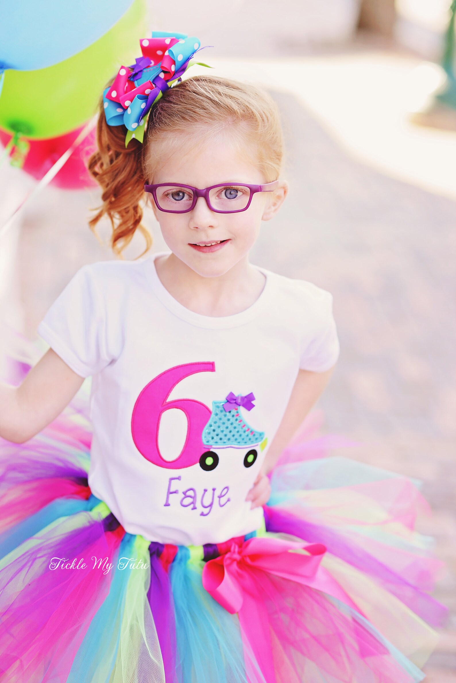 Roller Skate Themed Birthday Tutu Outfitskating Party Etsy