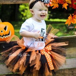 Wacky Witch Hat With Spider Halloween Tutu Outfit-halloween Birthday ...