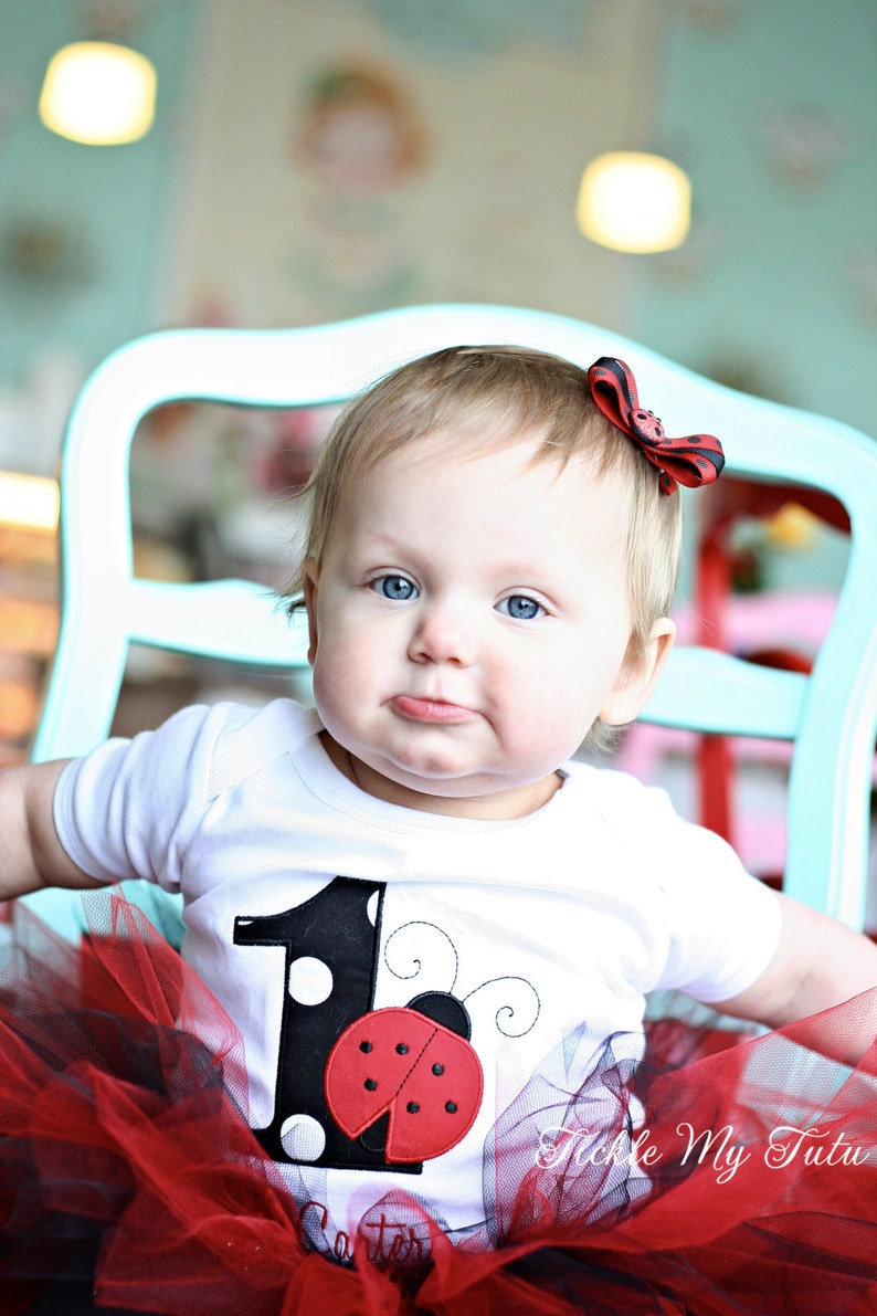 ladybug tutu for 1st birthday