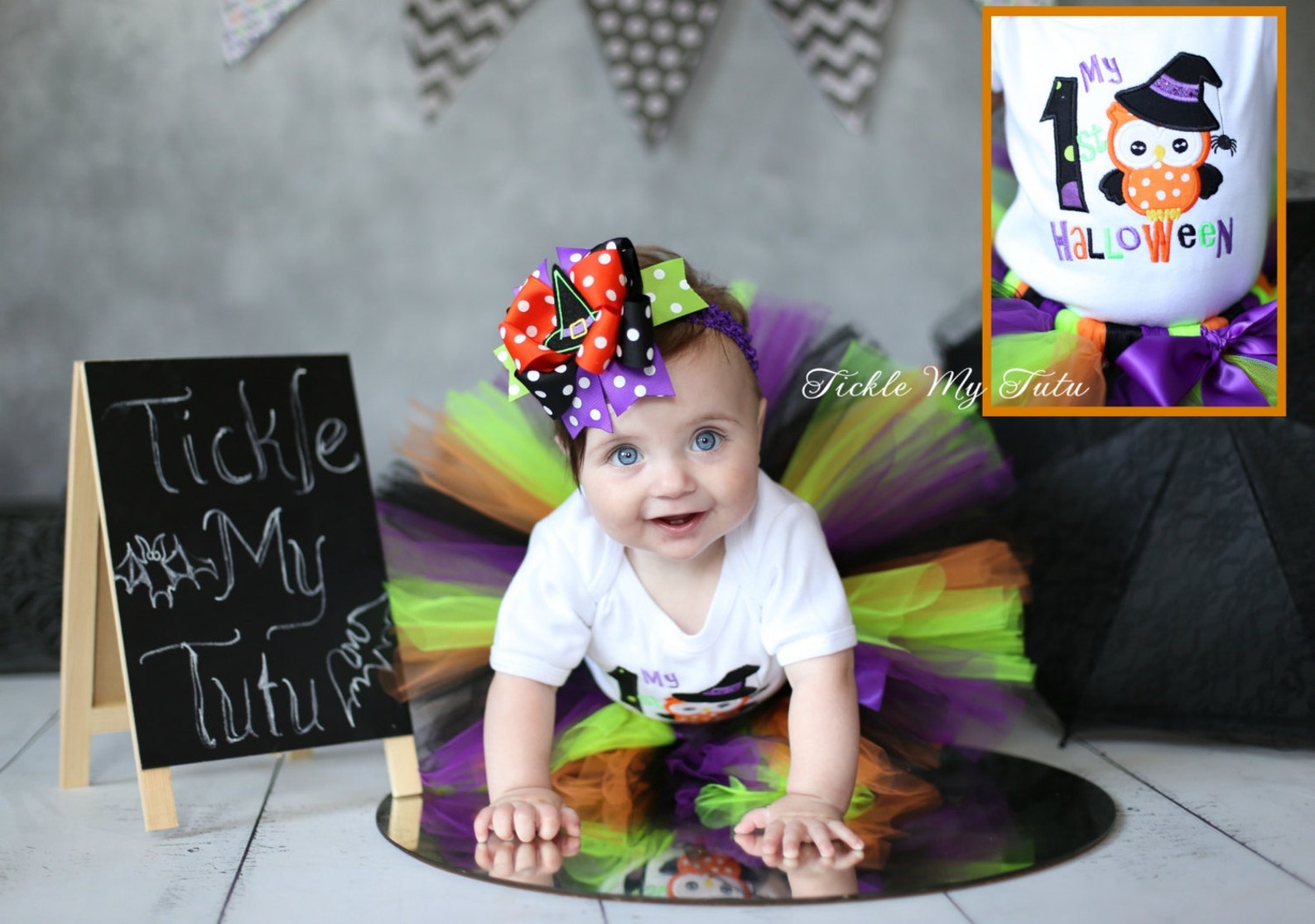 my first halloween tutu outfit