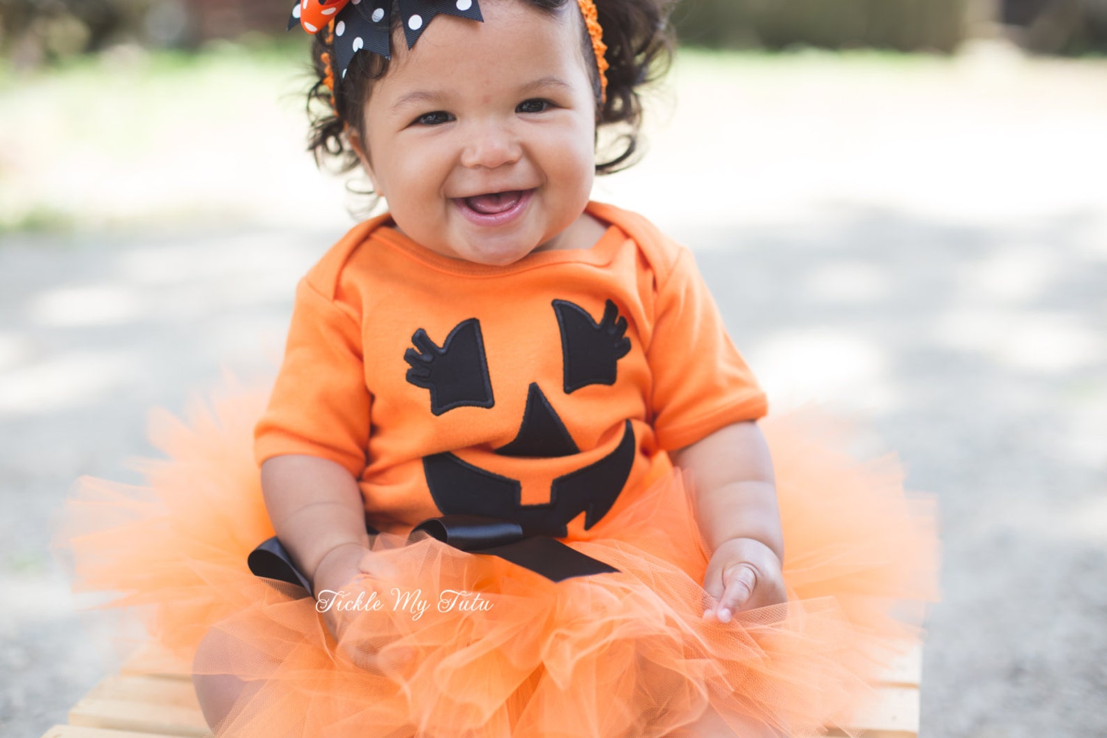 Pumpkin Tutu Halloween Costumebaby Girl Jackolantern Etsy