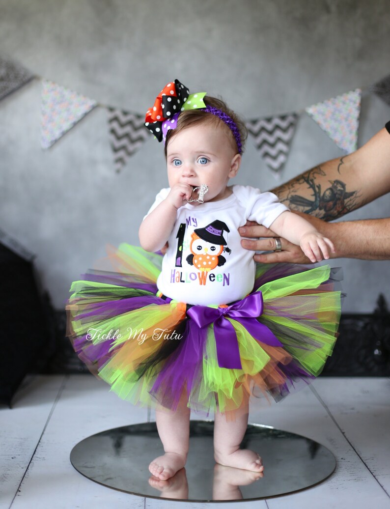 My First Halloween Tutu Outfit-halloween Tutu Outfit-halloween - Etsy