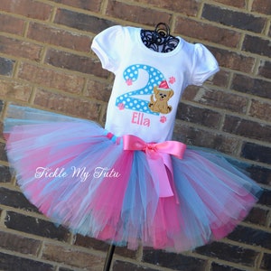 Puppy Paw-ty Birthday Tutu Outfit-Puppy Themed Birthday Tutu Set-Dog Themed Birthday Tutu Set-Dog Birthday Outfit-Puppy Birthday Outfit