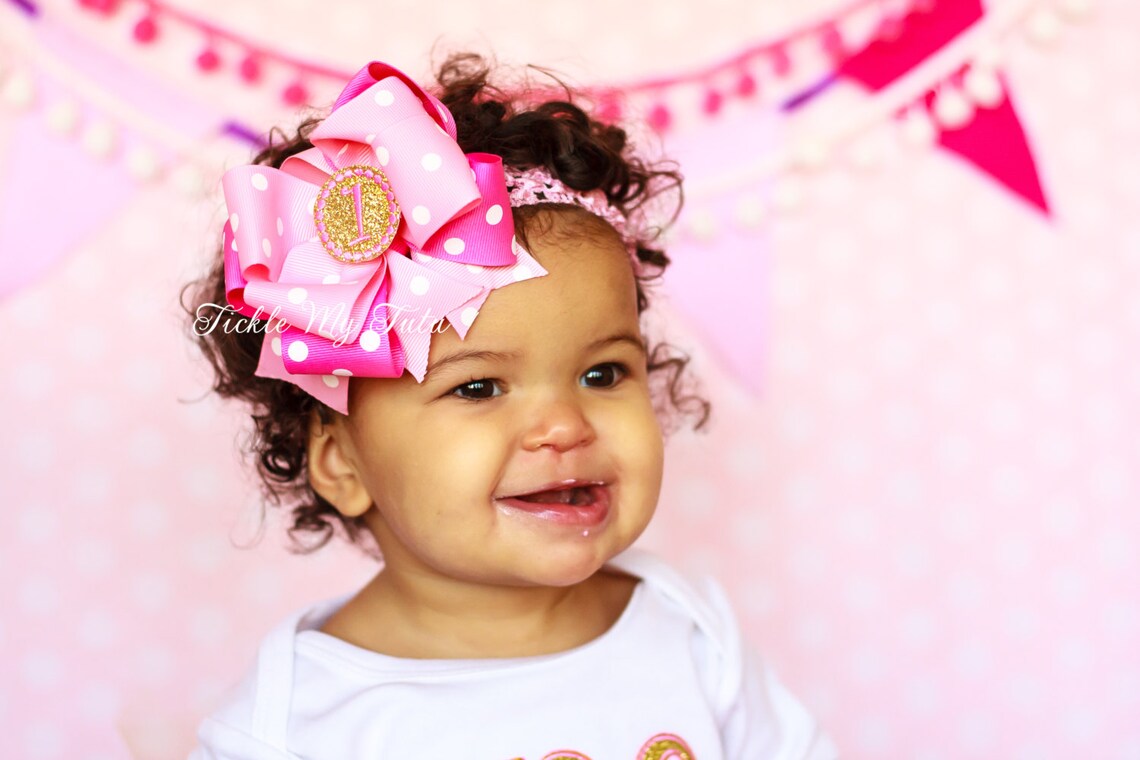 Elegant Pink and Gold Glitter Birthday Tutu Outfitpink and Etsy