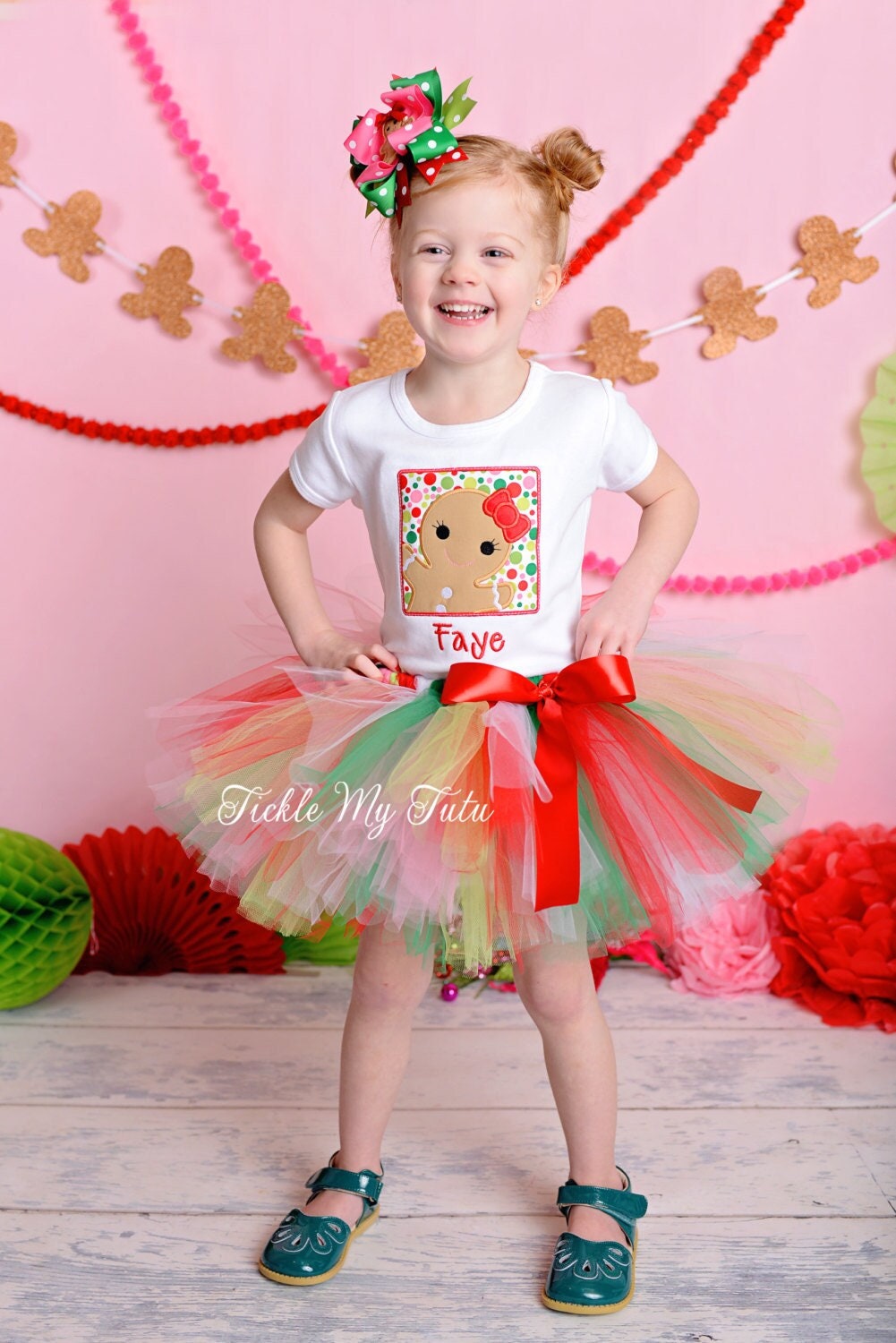 gingerbread tutu dress