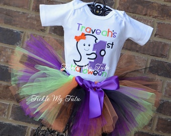 My First Halloween Tutu Outfit-Halloween Tutu Outfit-Halloween Pageant Outfit-Baby's First Halloween Costume *Bow NOT Included*