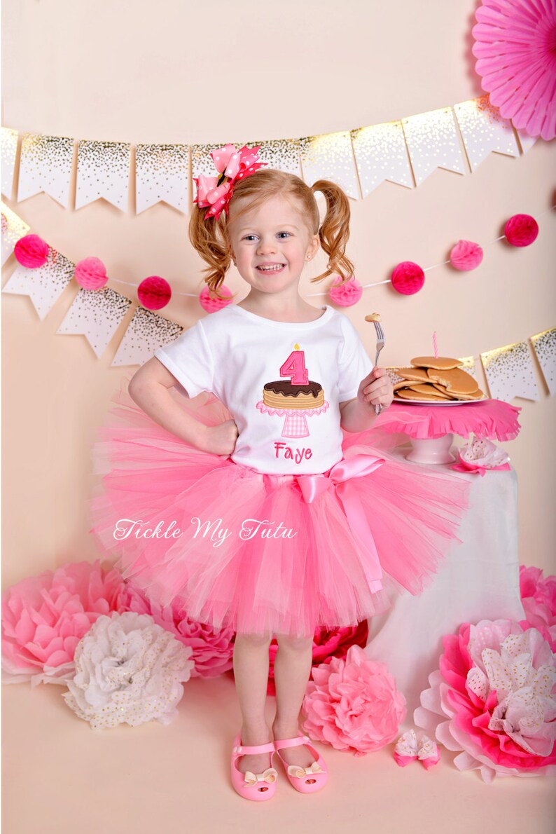 Pancake Birthday Tutu Outfitpancakes and Pajamas Birthday Etsy