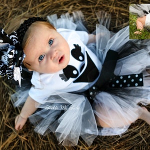 Ghost Tutu Halloween Costume-Baby Girl Ghost Costume-Ghost Tutu Costume-My First Halloween Outfit-Ghost Tutu Outfit *Headband NOT Included*