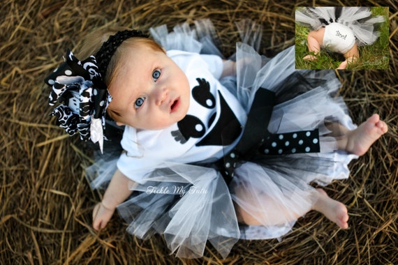 Ghost Girl Baby Costume Black & White Ghost Girl Baby Costume Black & White