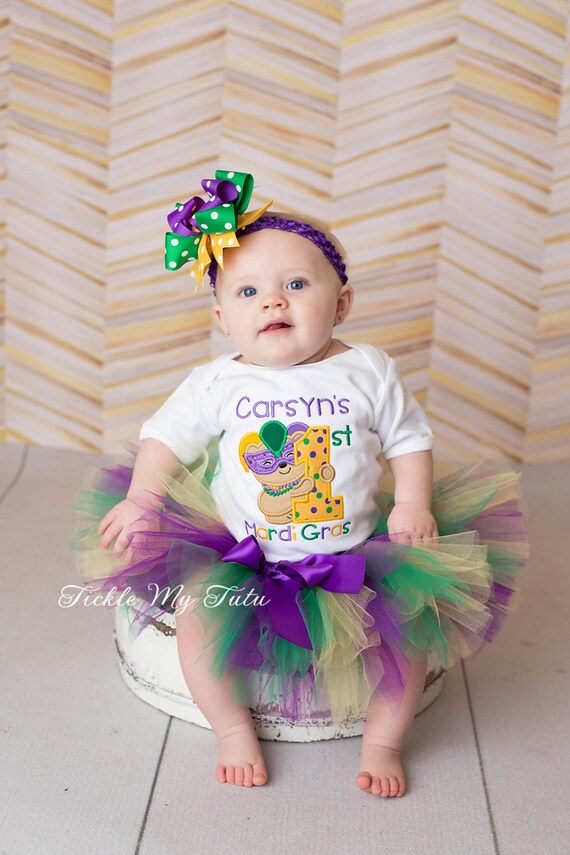 baby mardi gras outfit