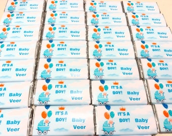 Its a boy  Personalised Party Chocolate Wrappers (including  chocolates)