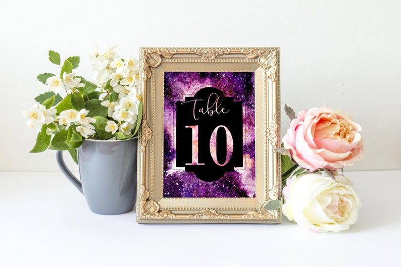 Printable Table Numbers 1 30 Wedding Table Numbers Night Etsy