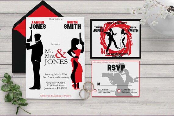 Master Spy Wedding Collection Mr And Mrs Wedding Etsy
