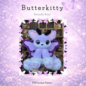 Padrão de crochê da gatinha Butterkitty