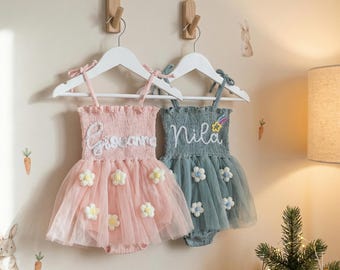 Custom Name Tutu Dress,  Great for First Birthday, Cake Smash, Photoshoot Props and Precious Baby Girl Keepsake Gift