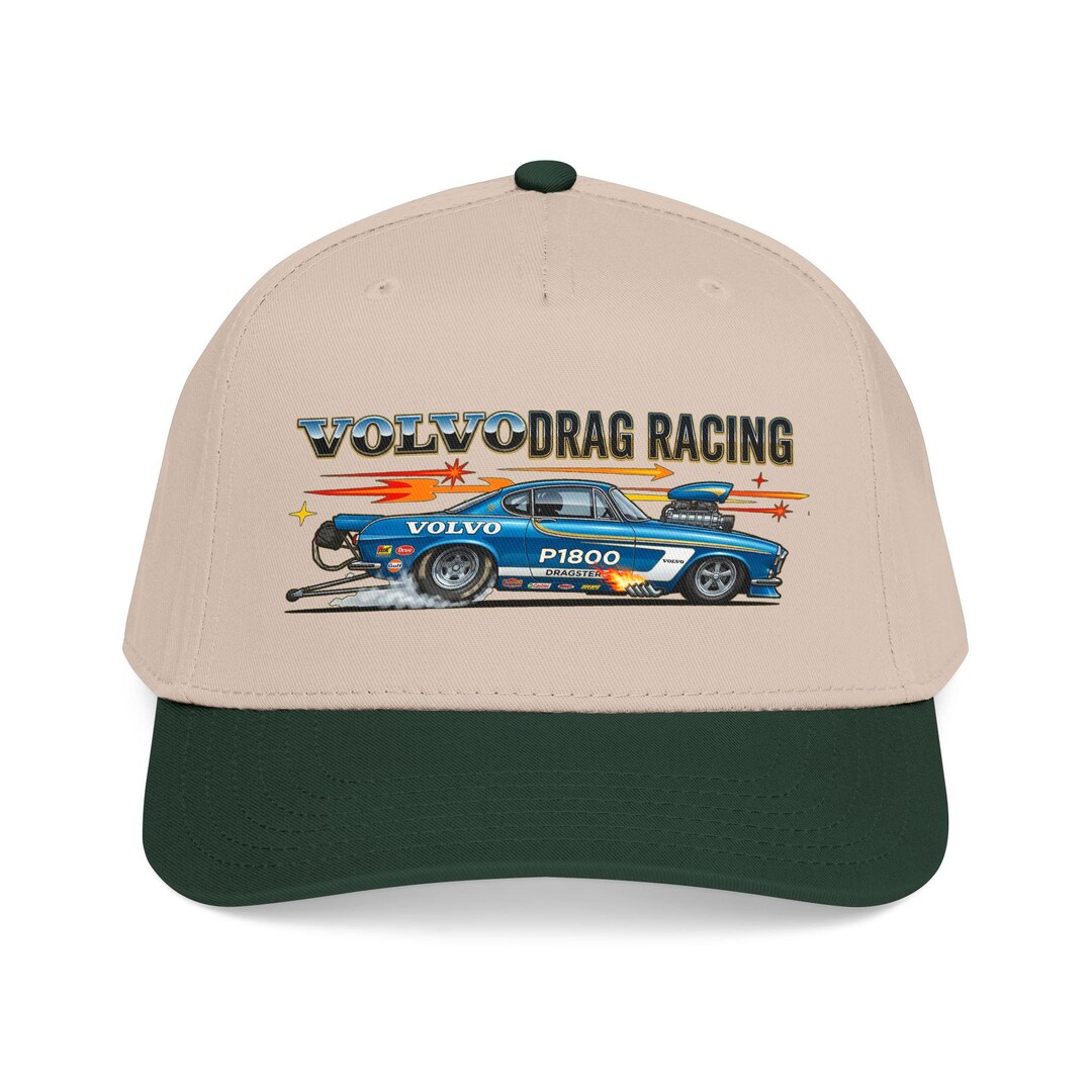 Retro Racing Hat Volvo Drag Racing P1800 Cap | Vintage Race Car Hat - Etsy