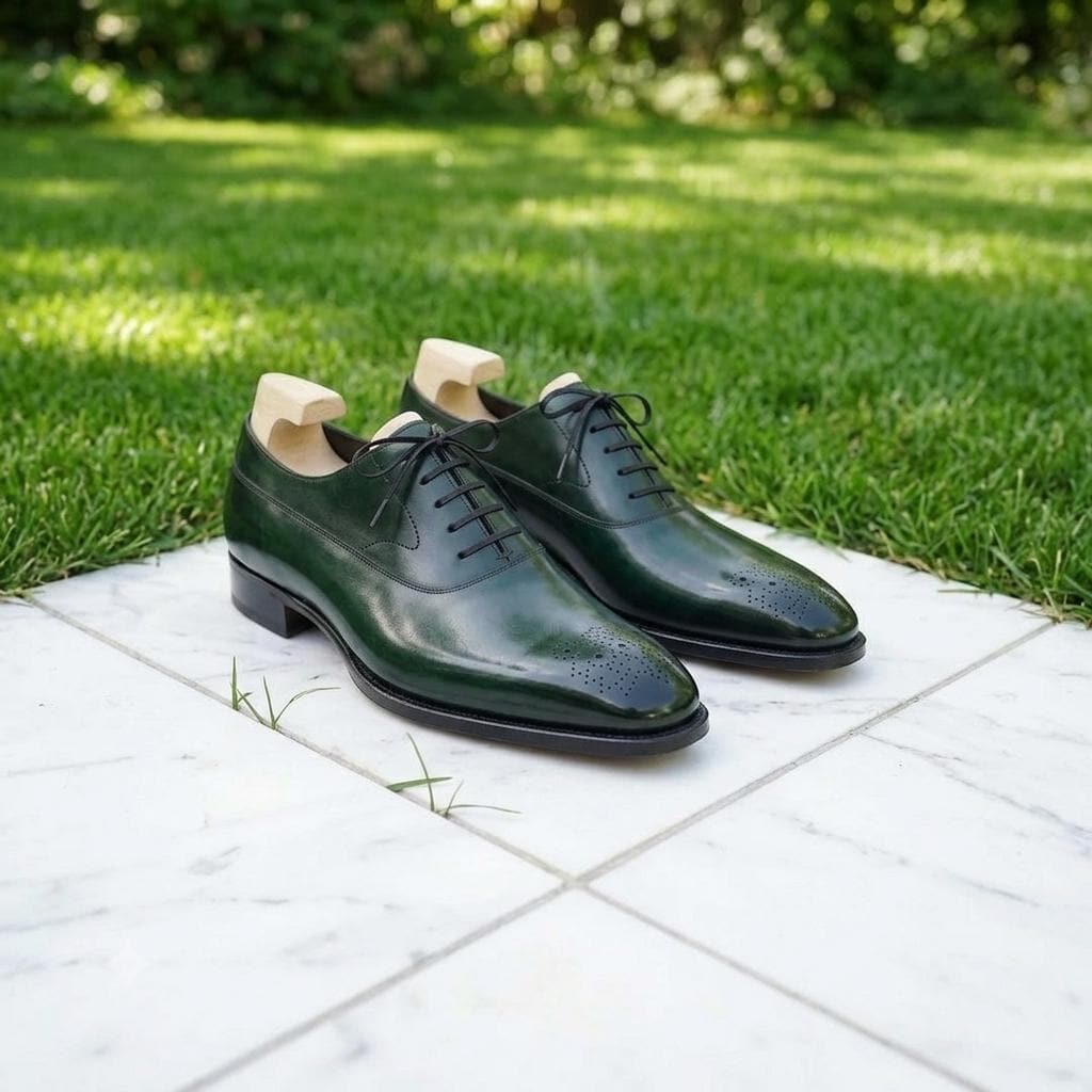 Emerald Green Mens Dress Shoes