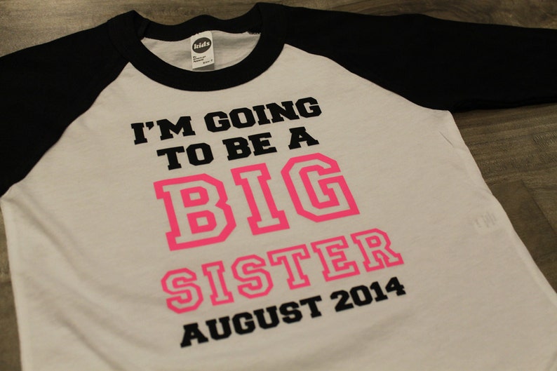 christmas big sister announcement shirt